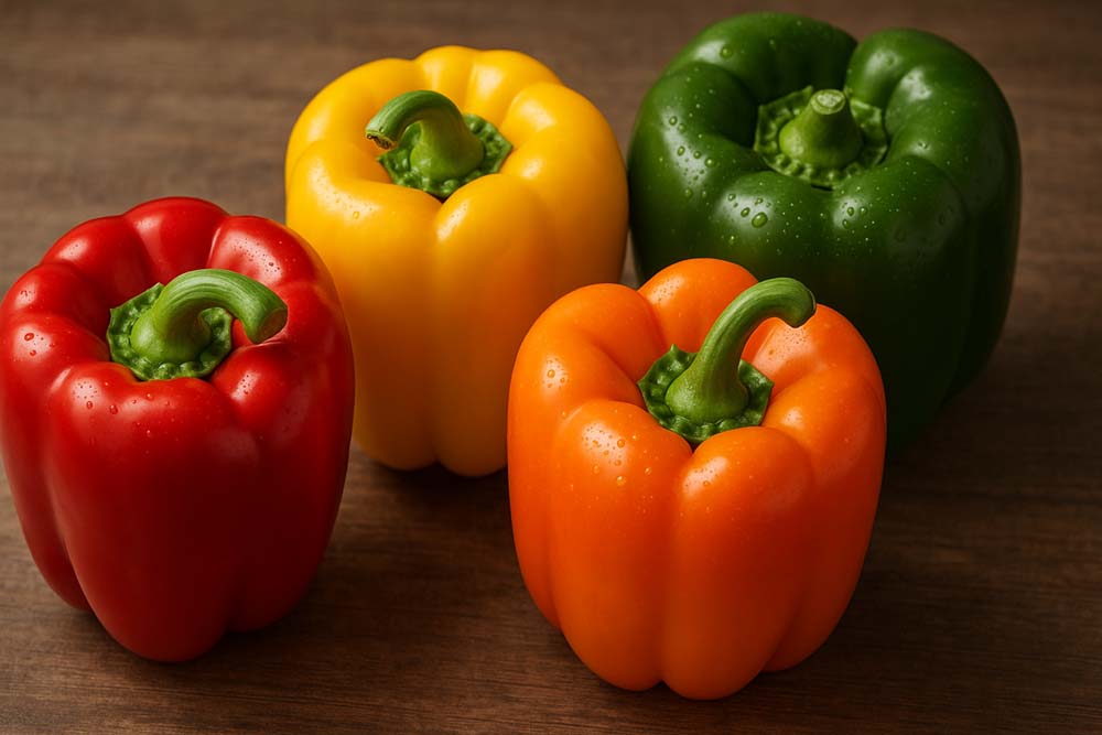 Image depicting The Bold & Bright World of Bell Peppers at Alphas Produce.